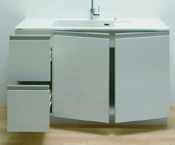 フロアキャビネット（開き扉+引き出し）